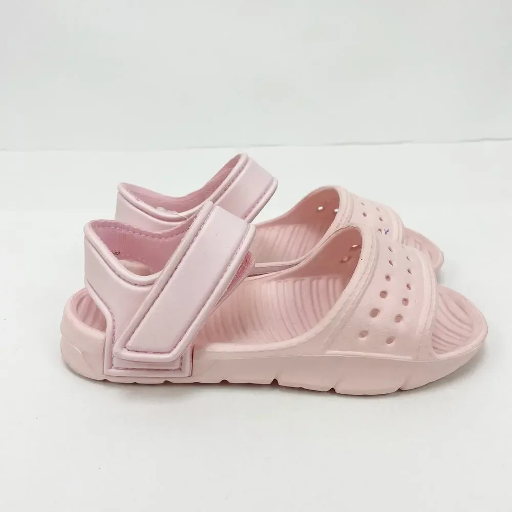 Tucker Tate Girls Eden Sandal 12M Pink Water Friendly Easy-On Hook Loop NWOT